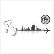 Italy Skyline Buildings Silhouette Background