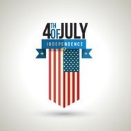 American independence day banner design
