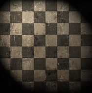 checkered background