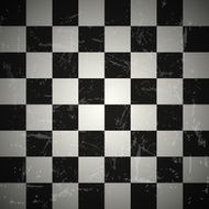 Grunge chessboard background