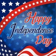 Happy independence day greeting card N2