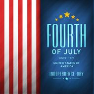 American Independence Day flyer or banner