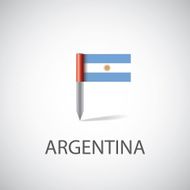 argentina flag pin