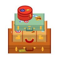 Travelers suitcases N4