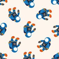 Space Astronaut icon 10 seamless pattern