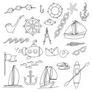 Sea objects set
