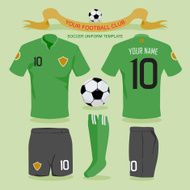 Soccer uniform template N5