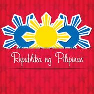 Philippines Independence Day card in vector format N12