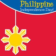 Philippines Independence Day card in vector format N16