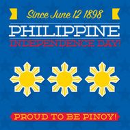 Philippines Independence Day card in vector format N19