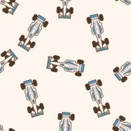 racing car cartoon seamless pattern background N3