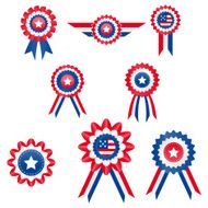 4th Of July Retro Rib Ribbon