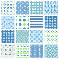 marine seamless patterns