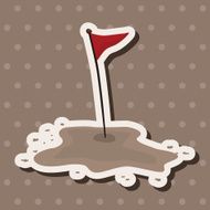 golf equipment theme elements N287