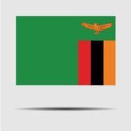 National flag of Zambia
