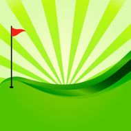 Vector silhouettes of golf N4