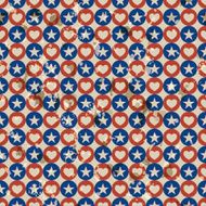American vintage seamless pattern N5