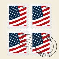 US Flag Stamps