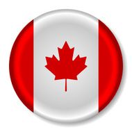Canada Flag Round Icon