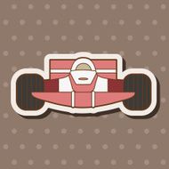 racing car theme elements vector eps N9