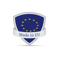 Made in Europe EU sign on the shield