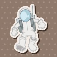 Space Astronaut theme elements vector eps10 N28