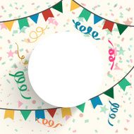 Festive background with blank frame N2