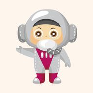 Space astronaut theme elements N47