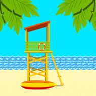 Lifeguard tower