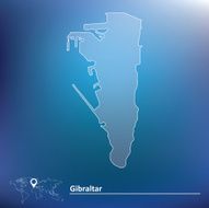 Map of Gibraltar