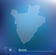 Map of Burundi