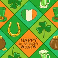 St Patrick&#039;s Day seamless pattern N2