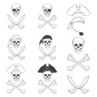 Jolly Roger in different versions