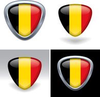 Belgian Flag Crest