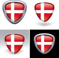 Danish Flag Crest