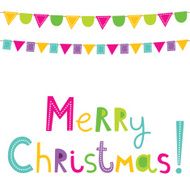 Merry Christmas lettering