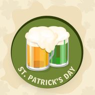Happy St Patrick&#039;s Day celebration greeting card