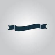 Flat ribbon icon N2