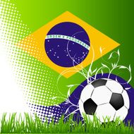 Brazil football background N2