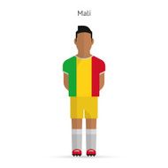 Mali football player Soccer uniform