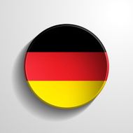 Germany 3d Round Button