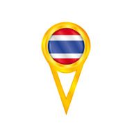 Pin Flag thailand