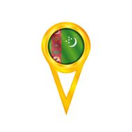 Turkmenistan medal flag