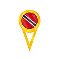 Trinidad &amp; Tobago medal flag