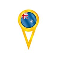 South Georgia pin flag