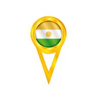 Niger pin flag