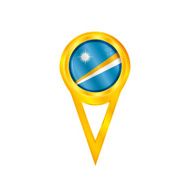 Marshall Islands pin flag