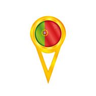 Portugal pin flag
