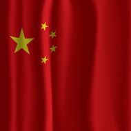 China Flag Curtain