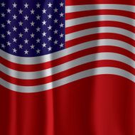 USA flag curtain N2